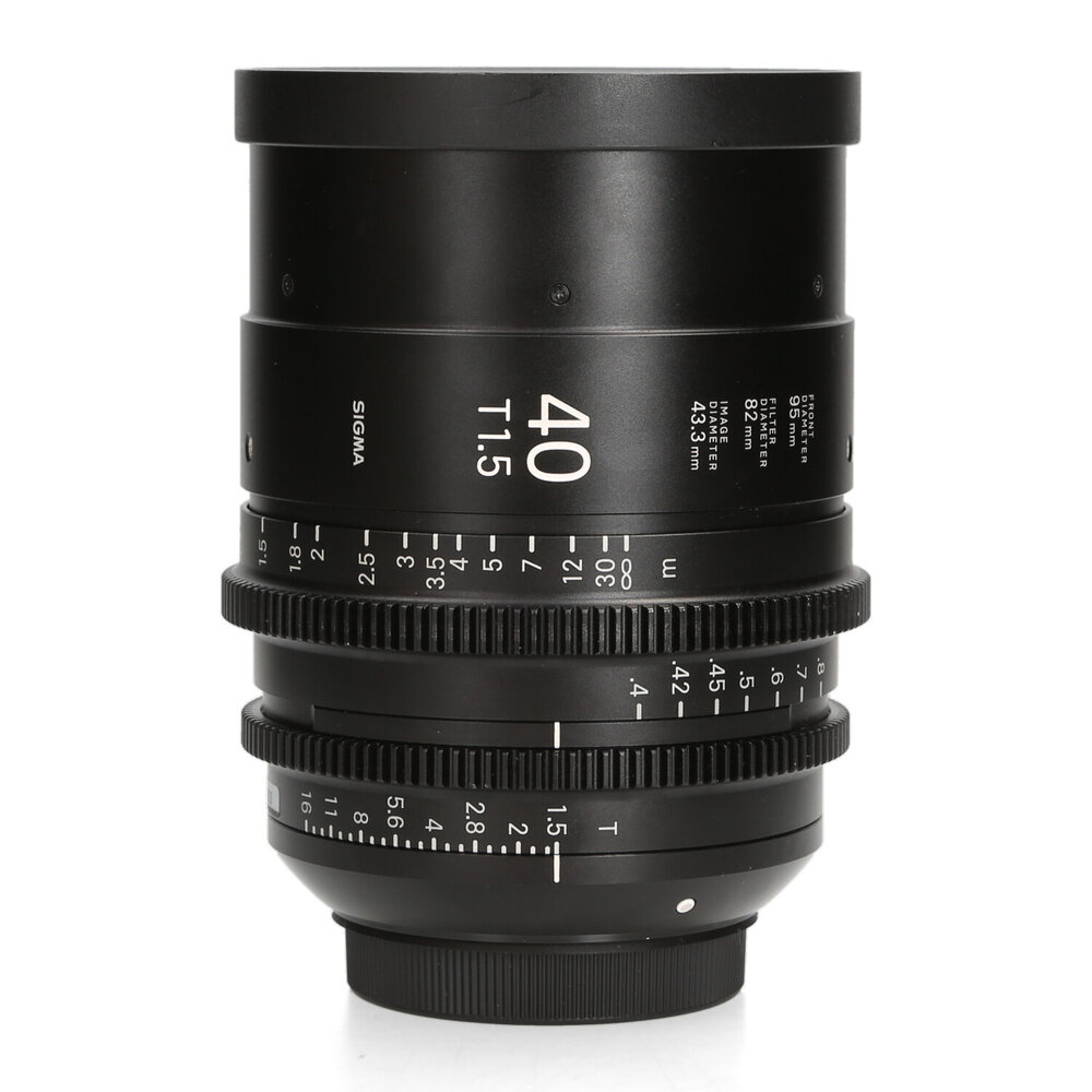 Sigma Sigma 40mm T1.5 FF - Canon EF Sigma Sigma 40mm T1.5 FF - Canon EF