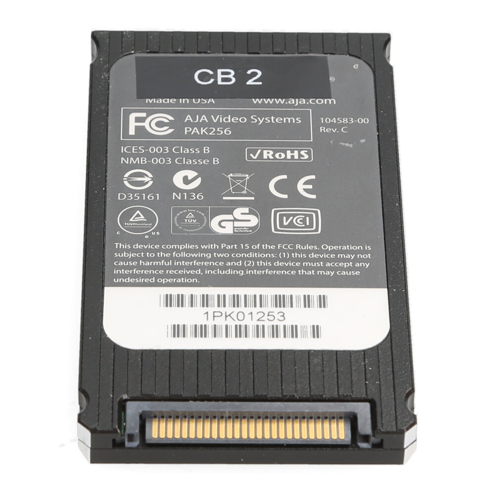 AJA Video Systems AJA Pak 256gb SSD