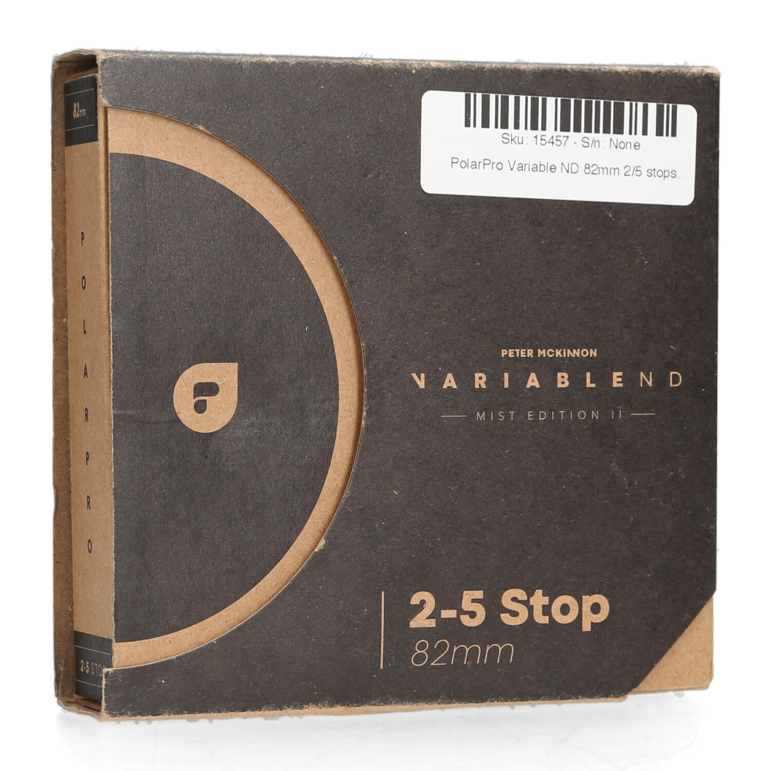 PolarPro Variable ND 82mm 2/5 stops Peter McKinnon Edition II afbeelding