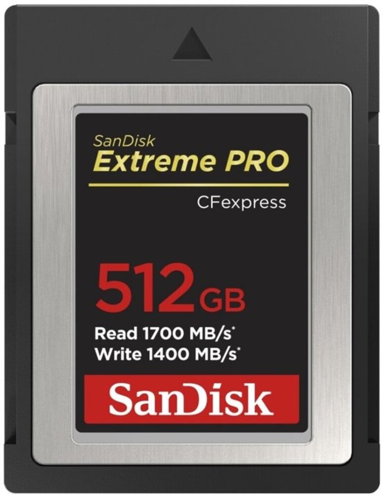 SanDisk SanDisk CFexpress Extreme Pro 512GB 1700 / 1400MB/s Type B SanDisk SanDisk CFexpress Extreme Pro 512GB 1700 / 1400MB/s Type B