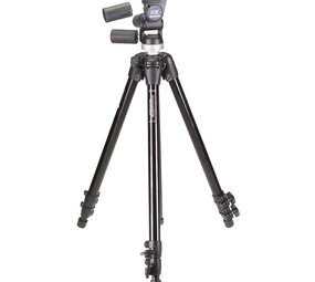 Manfrotto statief 055B met 141 RC kop Manfrotto statief 055B met 141 RC kop