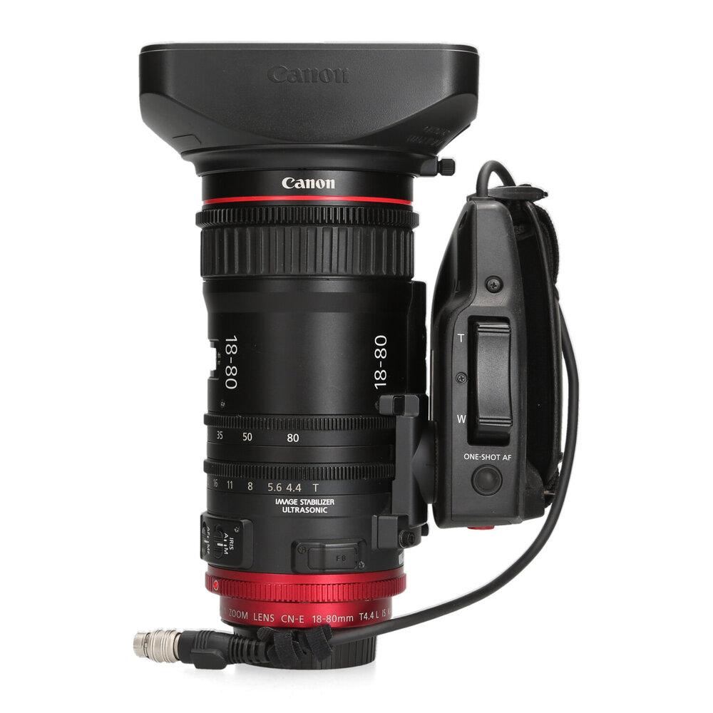 Canon Canon CN-E18-80mm T4.4 L IS KAS S + Canon ZSG-C10 Zoom Grip
