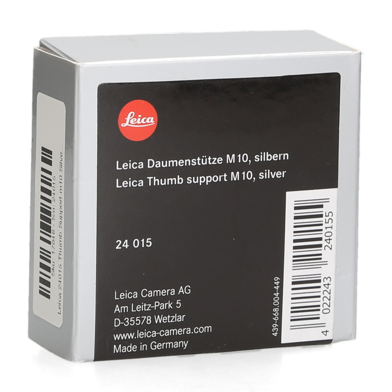 Leica 24015 Thumb Support m10 Silver