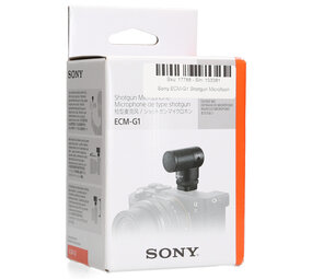 Sony ECM-G1 Shotgun Microfoon Sony ECM-G1 Shotgun Microfoon