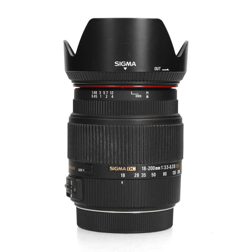 Sigma Sigma 18-200mm F3.5-6.3 DC OS HSM II - Canon EF-S