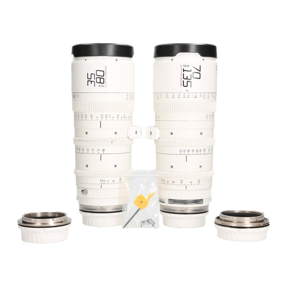 DZOFilm DZOFilm Catta 35-80 + 70-135 White - Canon RF