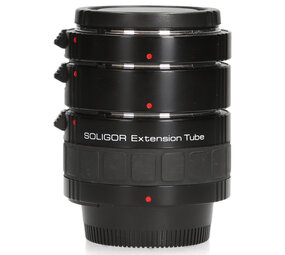 Soligor Soligor Extension Tube Set 12/20/36mm - Nikon F
