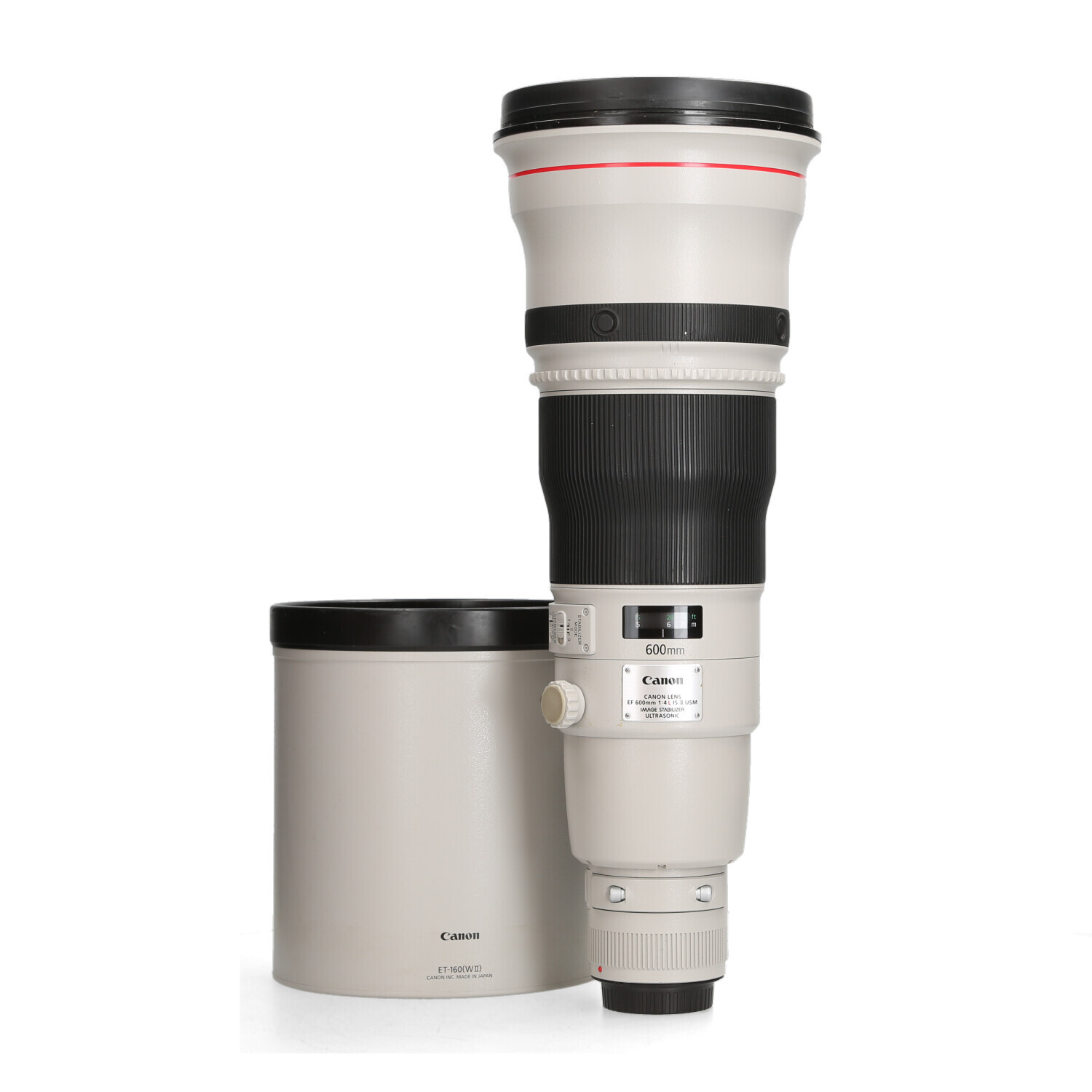 美品CANON EF600mm F4L IS II USM+ET-160W II Canon EF 600mm f/4L IS II USM tweedehands | Camera-tweedehands.nl