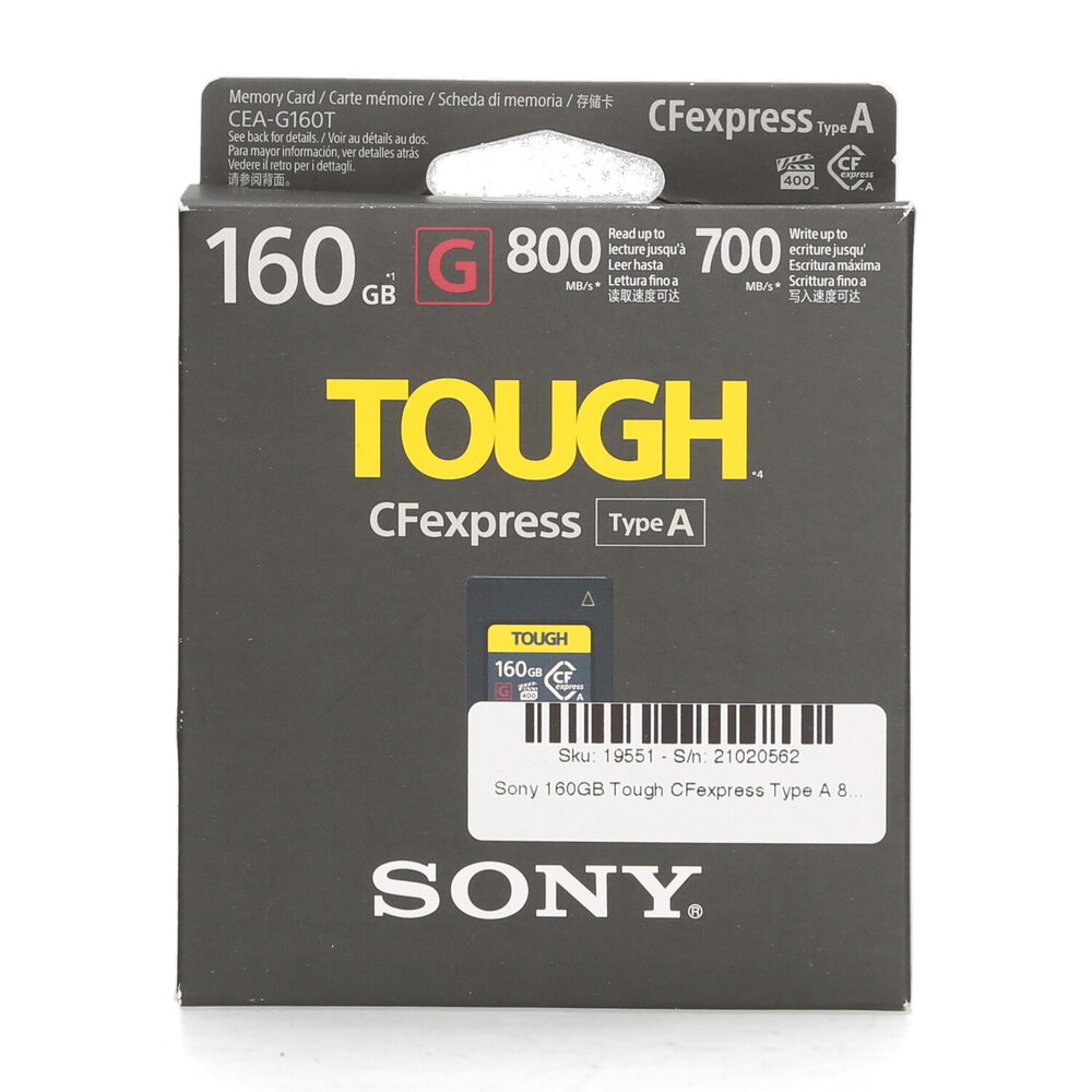 Sony Sony 160GB Tough CFexpress Type A 800MB/s
