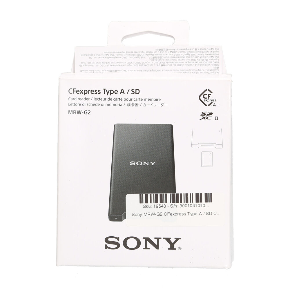 Sony Sony MRW-G2 CFexpress Type A / SD Card Reader