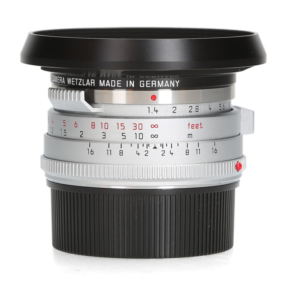 Leica Leica 35mm f/1.4 Summilux-M Silver Steel Rim (11301)