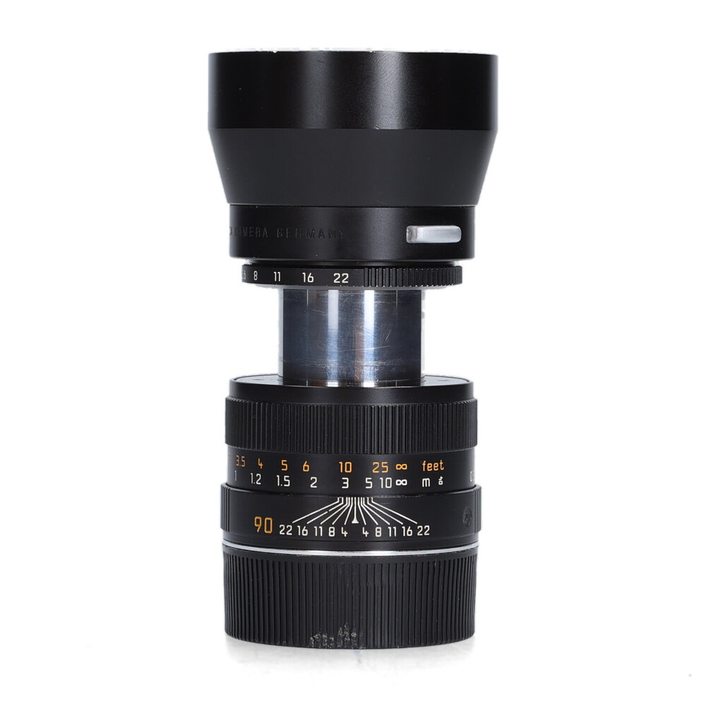 Leica Leica Macro-Elmar-M 90mm f/4 (11633) + 12575 Hood