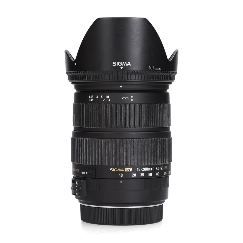 Sigma Sigma 18-200mm f/3.5-6.3 DC OS HSM - Canon EF-S