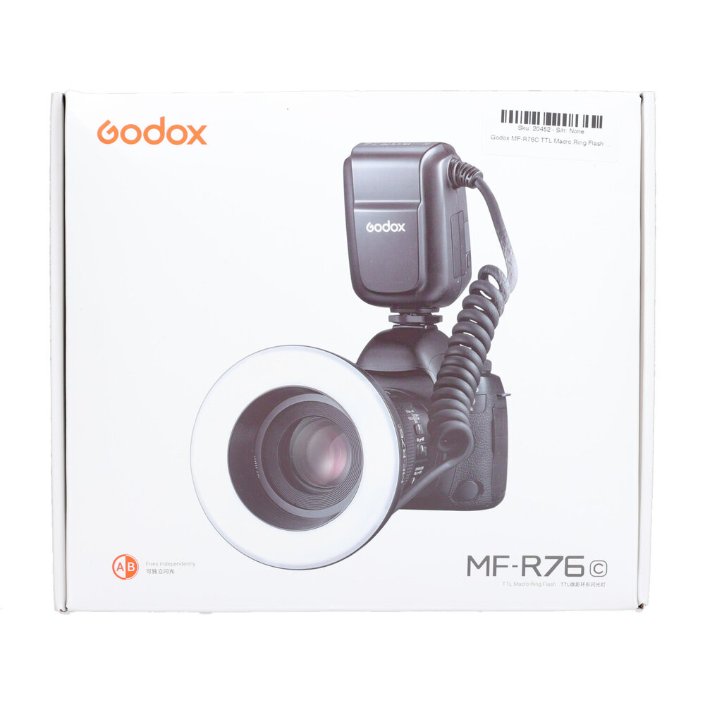 Godox MF-R76C TTL Macro Ring Flash - Canon Godox MF-R76C TTL Macro Ring Flash - Canon