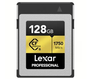 Lexar 128GB Professional Gold CFexpress Type B 1750MB/s