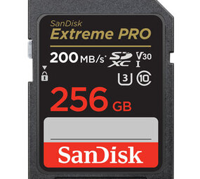 SanDisk SanDisk Extreme Pro 256GB SDHC Memory Card UHS-I 200mb/s SanDisk SanDisk Extreme Pro 256GB SDHC Memory Card UHS-I 200mb/s
