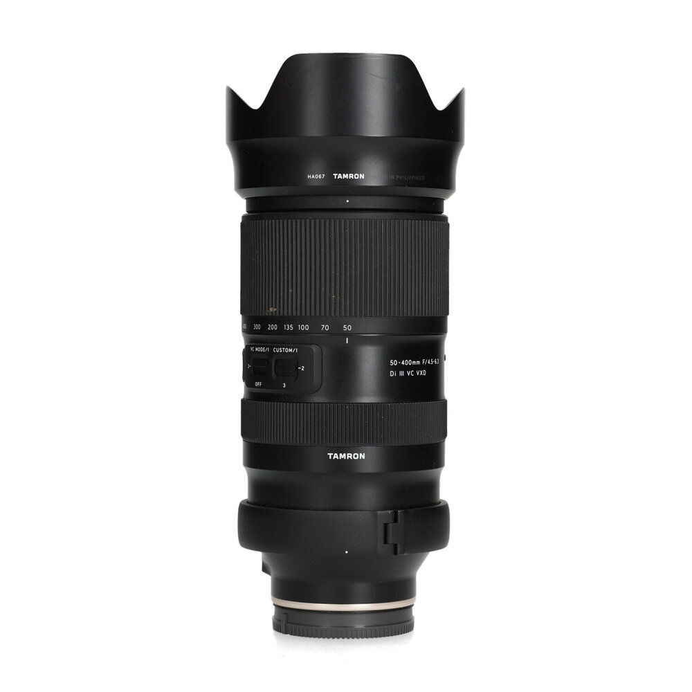 Tamron Tamron 50-400mm f/4.5-6.3 Di III VC VXD - Sony E Tamron Tamron 50-400mm f/4.5-6.3 Di III VC VXD - Sony E