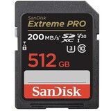 Sandisk SanDisk 512GB Extreme SDXC UHS-I 200MB/s