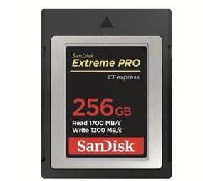Sandisk SanDisk 256GB CFexpress Type B 1700MB/s Sandisk SanDisk 256GB CFexpress Type B 1700MB/s
