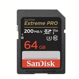 SanDisk SanDisk 64GB SD Extreme Pro UHS-I U3 V30 200MB/s (Nieuw)