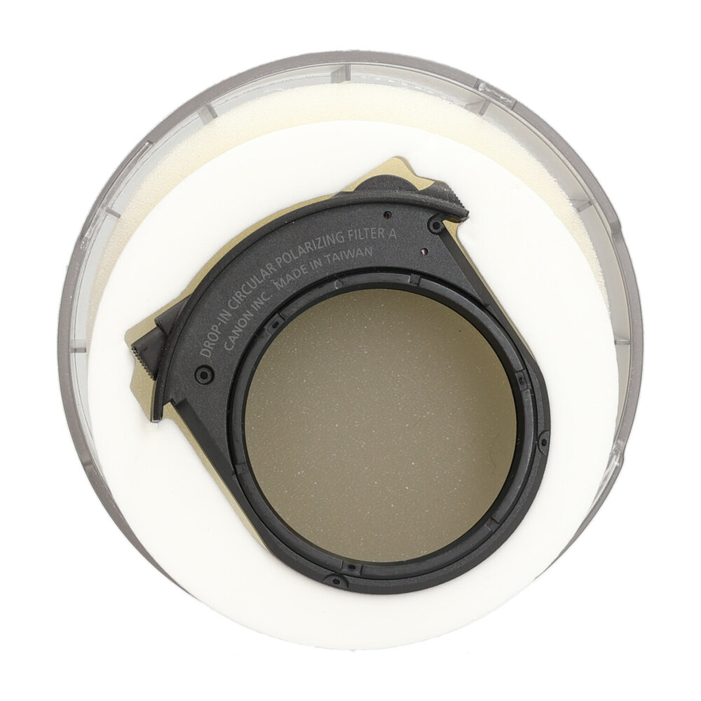 Canon Drop-In Circular Polarizing Filter A Canon Drop-In Circular Polarizing Filter A