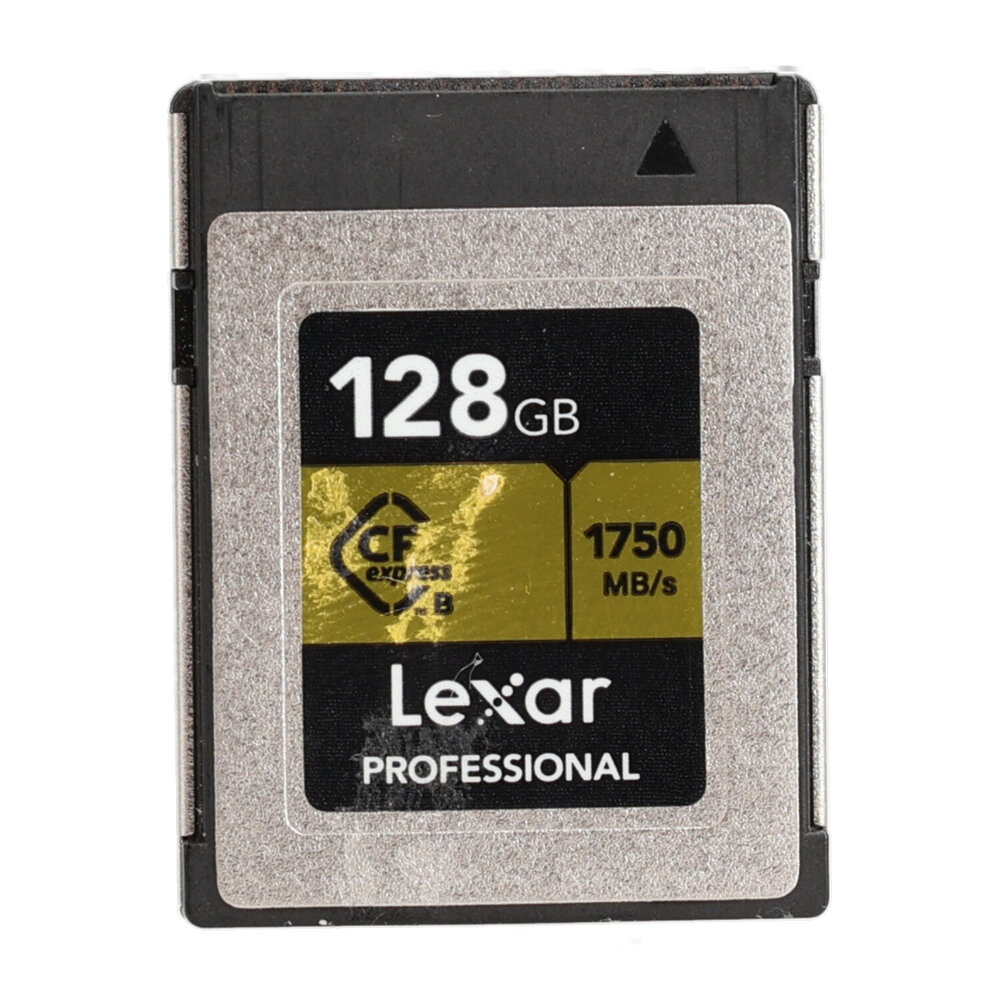 Lexar 128GB Professional Gold CFexpress Type B 1750MB/s Lexar 128GB Professional Gold CFexpress Type B 1750MB/s