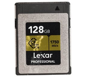 Lexar 128GB Professional Gold CFexpress Type B 1750MB/s Lexar 128GB Professional Gold CFexpress Type B 1750MB/s