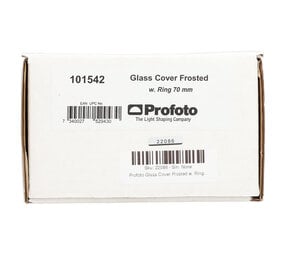 Profoto Profoto Glass Cover Frosted w. Ring 70 mm — 101542 Profoto Profoto Glass Cover Frosted w. Ring 70 mm — 101542