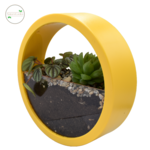 NatureLooks Bloempot - 23 centimeter - geel