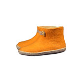Vilten damesslof High Boots yellow
