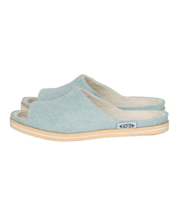 esgii Vilten Zomer slipper Bleached aqua