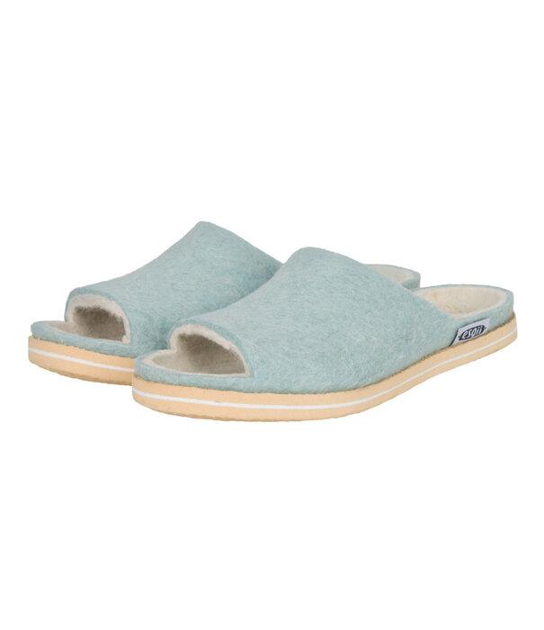 esgii Vilten Zomer slipper Bleached aqua