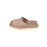 Vilten zomer slipper Taupe