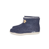 Vilten herenslof High Boots navy blue