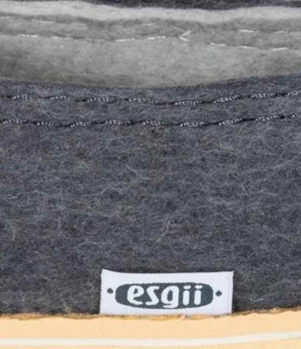 esgii Vilten Pantoffel Garden Grey