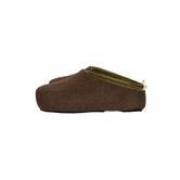 Vilten herenslof Sloping back brown