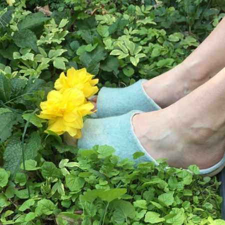 Vilten sloffen voor de lente en zomer!