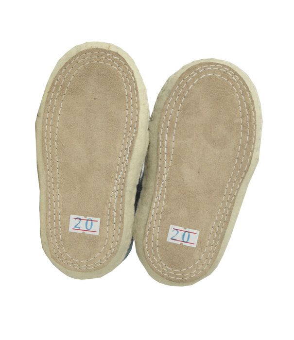 esgii Vilten kinderslof Boots Dark blue