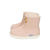 Vilten kinderslof Boots Soft Pink