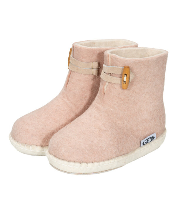 esgii Vilten kinderslof Boots Soft Pink