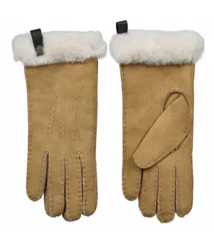 Lamsvacht Dames Handschoenen Camel