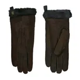 Lamsvacht Dames Handschoenen Bruin