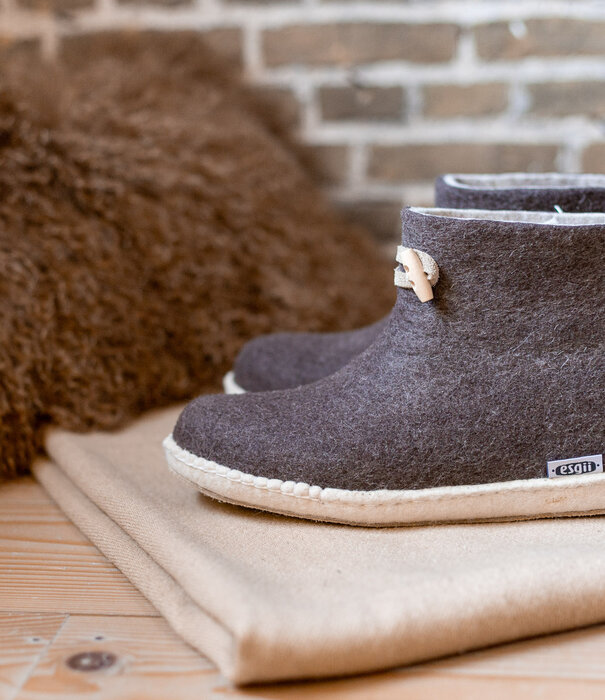 esgii Vilten herenslof High Boots brown