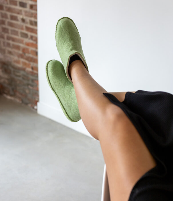 esgii Hoge sloffen Foam Green