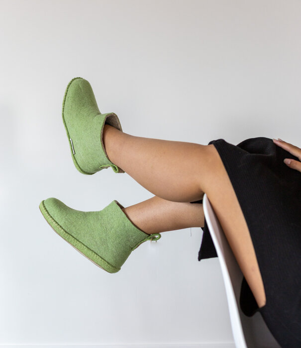 esgii Hoge sloffen Foam Green
