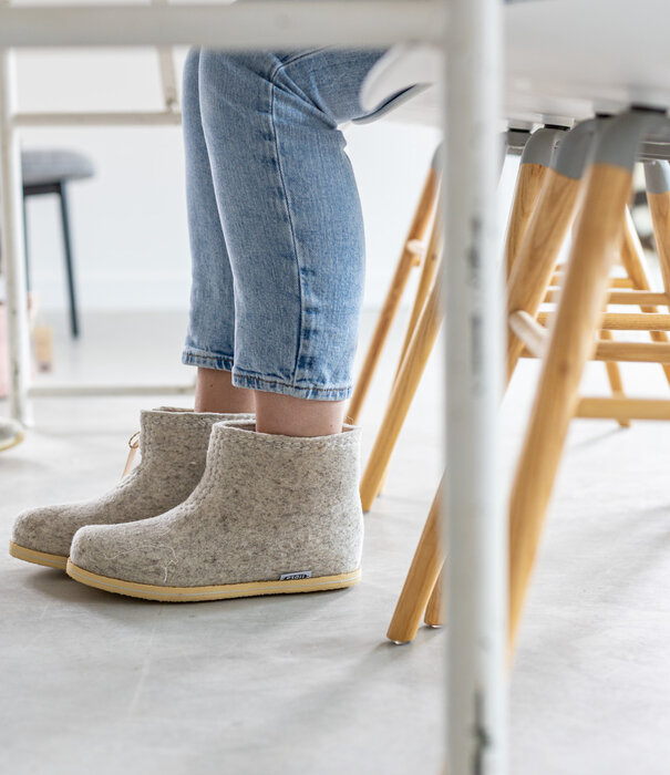 esgii Vilten damesslof High Boots Garden