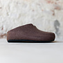 Vilten herenslof Sloping back brown