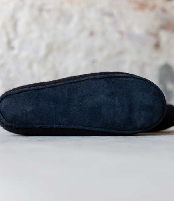 esgii Vilten herenslof Sloping back black