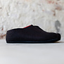 Vilten herenslof Perforated red