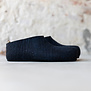 Vilten herenslof Perforated blue
